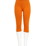Women Golden Yellow Capri