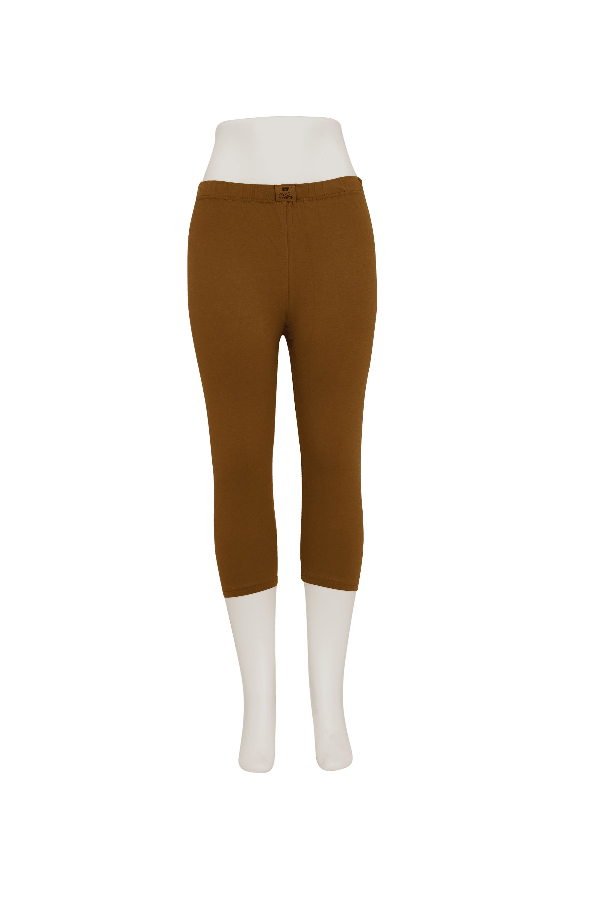 Women Straw Brown Capri