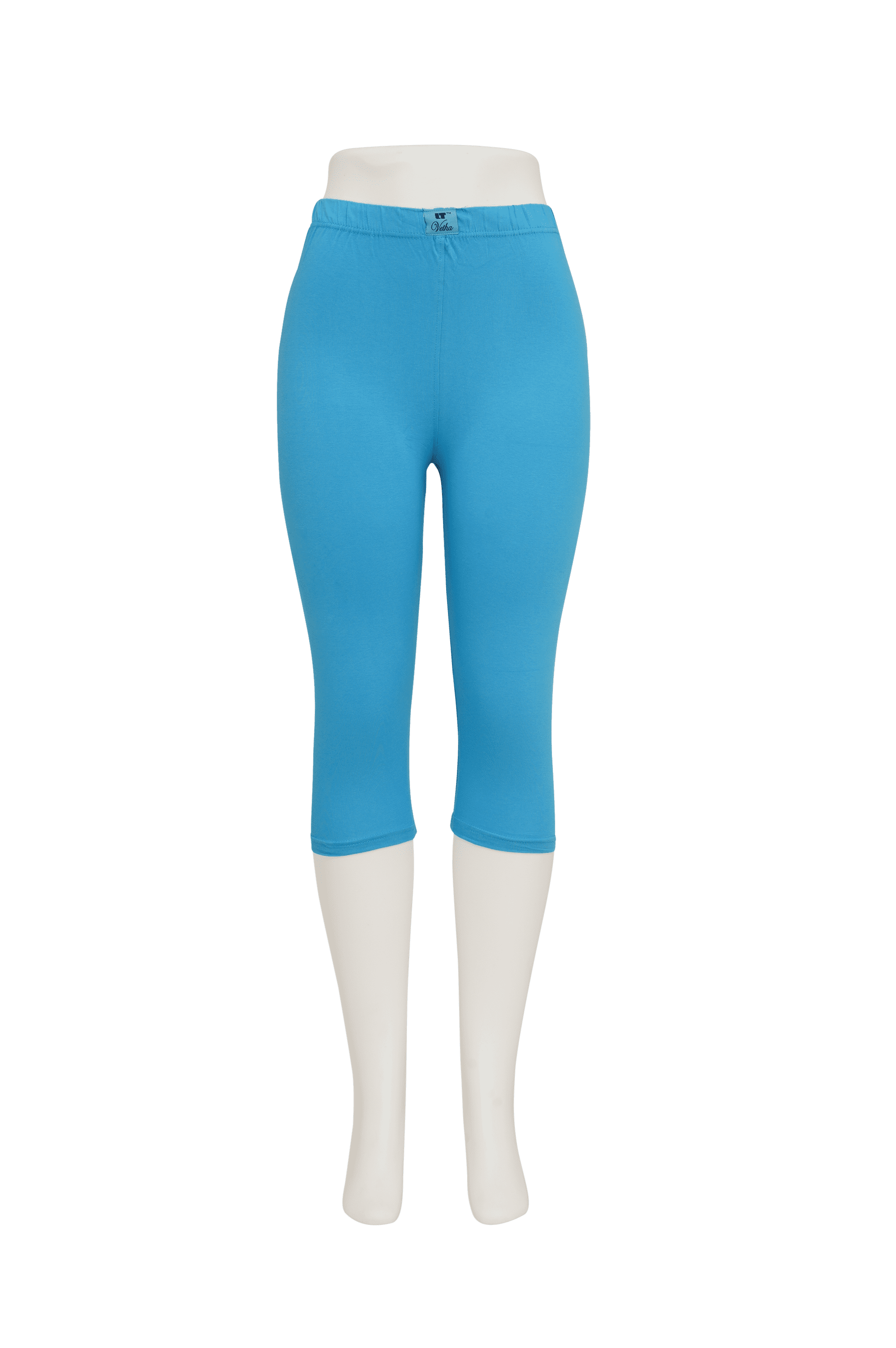 Women Bright Blue Capri