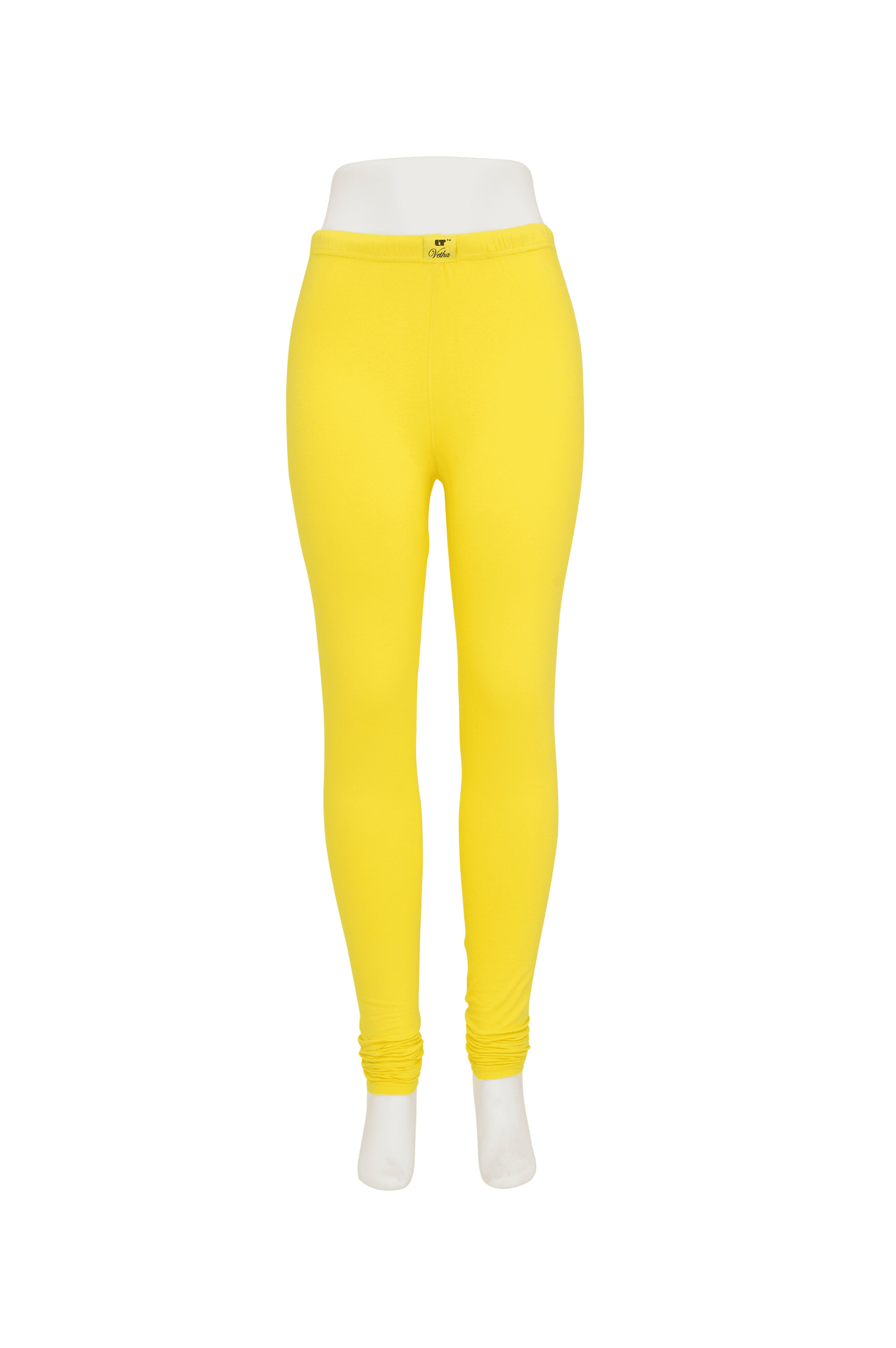 Women Bright Yellow Leggings