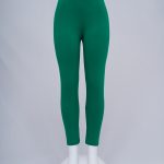 Women Green Ankle Leggings